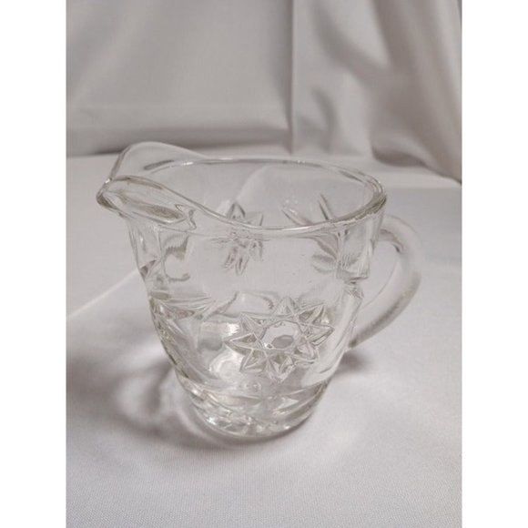Vintage Anchor Hocking Star of David Creamer‎ 4" - Picture 1 of 6